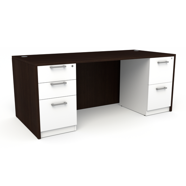 Load image into Gallery viewer, Pivit Casegoods Double Ped Desk
