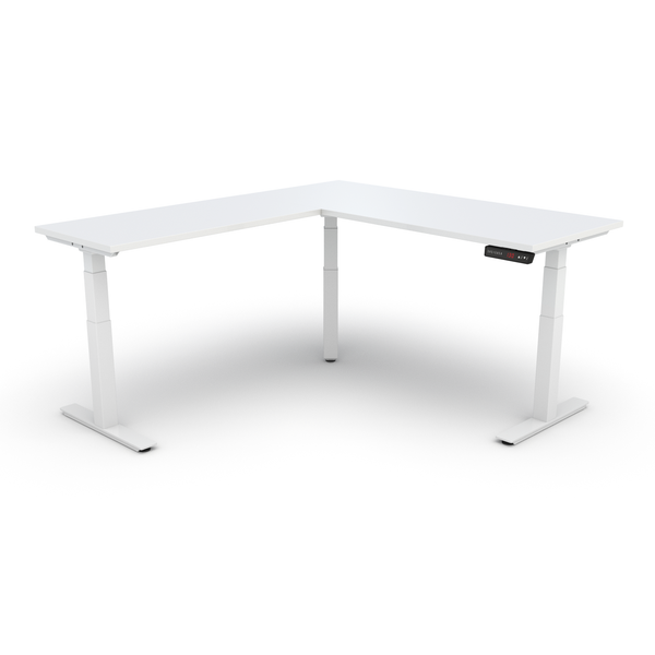 Load image into Gallery viewer, Rizer Height Adjustable L Desk with Cable Management
