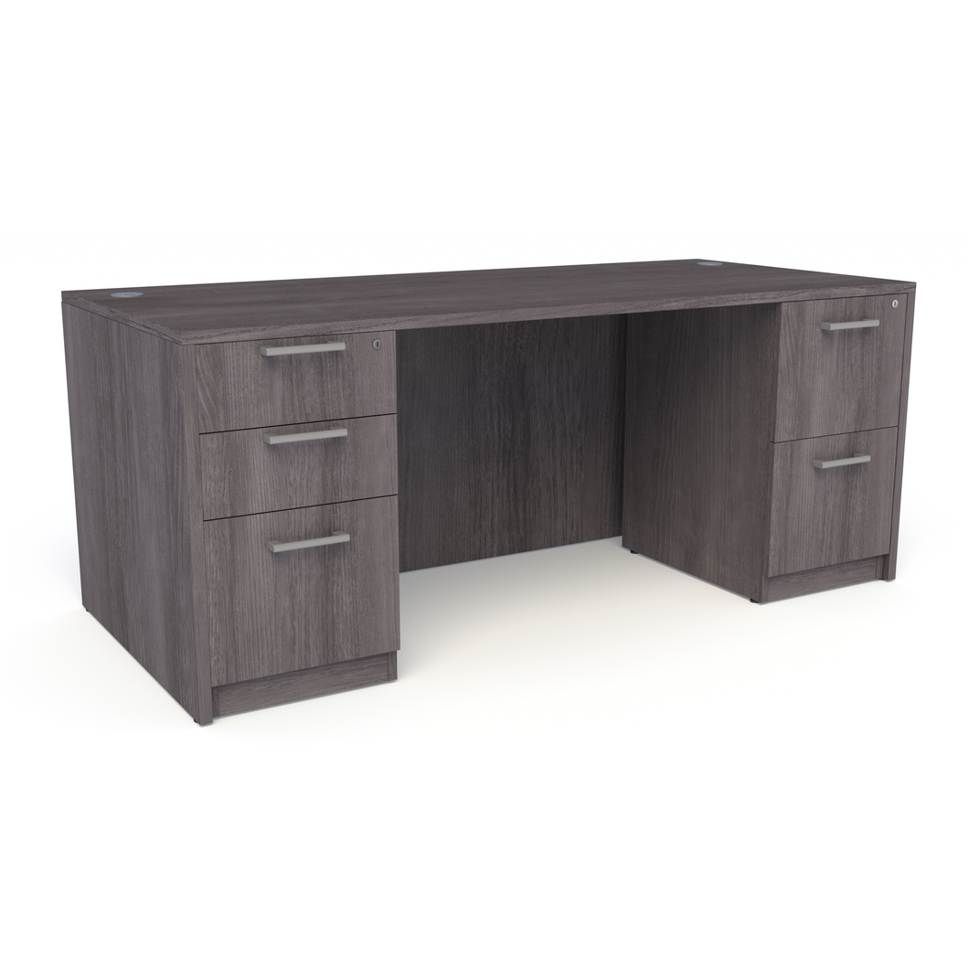 Pivit Casegoods Double Ped Desk