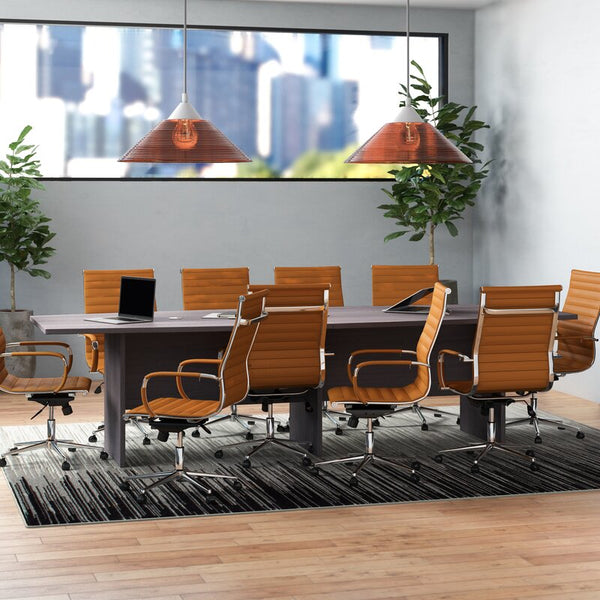 Load image into Gallery viewer, Pivit Boat Shaped Conference Table
